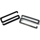 Easily Shorten Straps &ndash; No Sewing. Perfect for Bras, Dresses &amp; Swimsuits | Tighten &amp; adjust straps + stop slipping straps for a custom fit. Stainless Steel. Made in the USA. Black, Tan and Metallic.