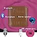 Mydeal Lightweight Wireless Bluetooth Headband with Headphone Headset Earphone Stereo Speakers Mic Hands Free for Gym Fitness Exercise Outdoor Sport,Compatible with iPhone Android Cell Phones - Rose