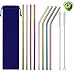 Reusable Metal Straw, Stailess Steel Tumbler Straws Sustainable Products, Daily's Cocktails Drink Coffee Tea Accessories, with Bottle Cleaning Brushes
