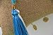 Evil Eye Jute Beach Bags and Totes Eco Friendly Sustainable Eye Tote Bag for Women Zipper Top with Crystals and Tassels Water Resistant with Wipeable Inner Lining