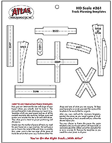 Track Planning Template HO Scale Atlas Trains