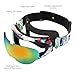 OutdoorMaster Kids Ski Goggles, Snow Goggles for Boys & Girls with 100% UV Protection (Color pattern Frame + VLT 13% Grey Lens with Full REVO Gold)