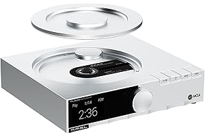 S.M.S.L SMSL PL200 MQA CD Player with AK4499EX Chip Dac Headphone Amplifier Bluetooth 5.1 USB Dac Support MQA-CD MQA Full Decoding 32bit/768kHz DSD512 CK-03 RAC/Headphone Outputs/XLR Balanced Hi-Res Preamp