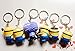 6pcs Keychain Set Despicable Me 2 Mini Action Figure 3d Minion Collectibles Gift