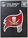 FANMATS 60473 - NFL - Tampa Bay Buccaneers Embossed Color Emblem | Pirate Flag Primary Logo