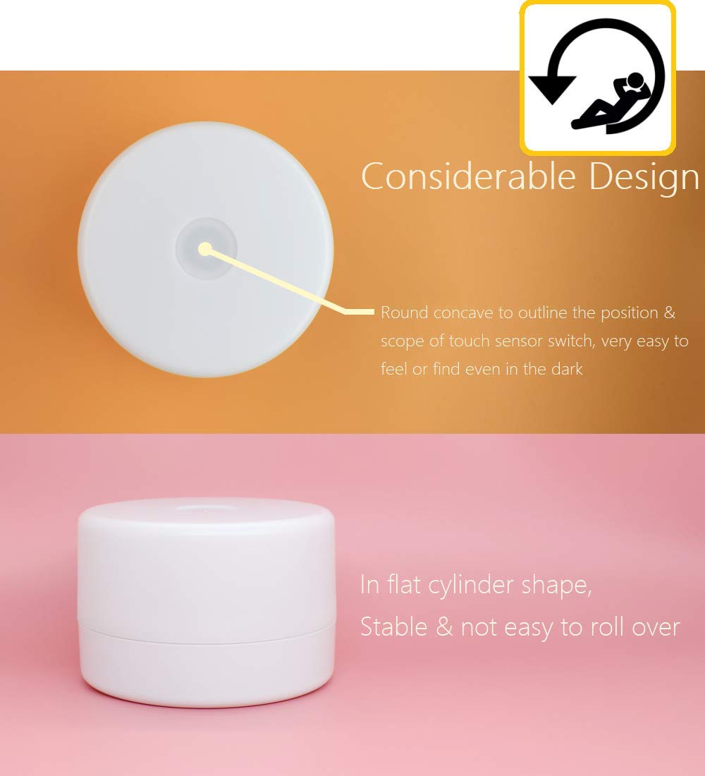 RTSU Bedside Lamp, Dimmable Touch Tap Light Novelty Light, Kids Children Adult LED Nightlight, Table Desk Atmosphere Decorative Mood Light Lamp, Bedroom Living Room Baby Nursery Night Light: Baby