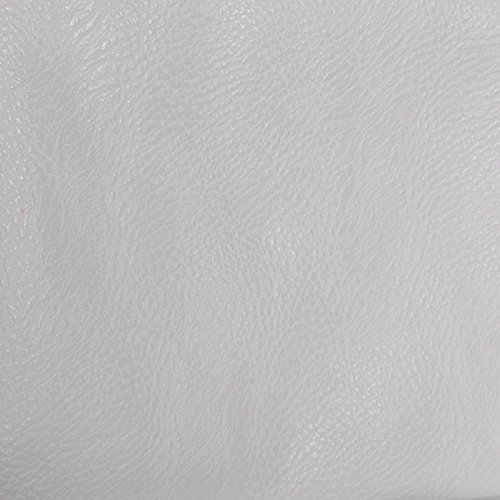 Humble Chic Vegan Leather Small Crossbody Bag or Wristlet Clutch Purse, Includes Adjustable Shoulder and Wrist Straps, Dove Grey, Light Gray