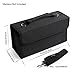 80 Holders Marker Pen Case for Permanent Paint Marker, Dry Erase Marker, Repair Marker Pen, Color Highlighter, Markers Carrying Bag (Black)