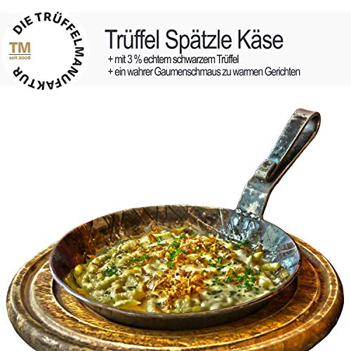 Die Trüffelmanufaktur - Original Bayerischer Spätzle Käse mit 3% echtem schwarzem Trüffel, Feinkost Käse für echte… – Bild 3