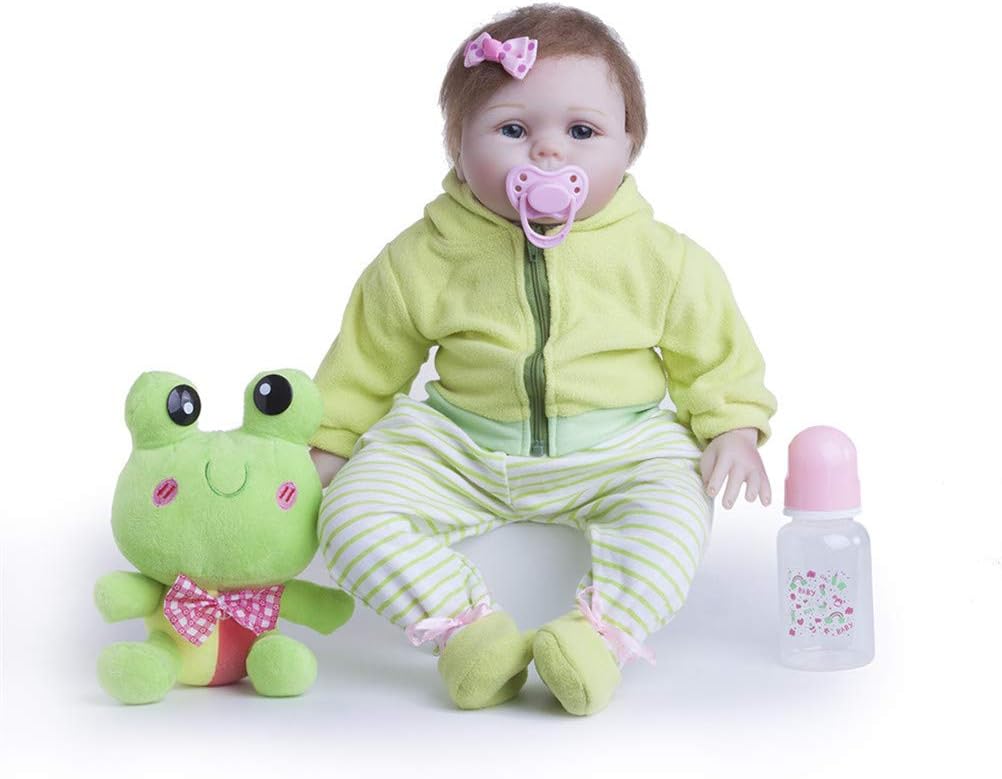 Prezzo PPHH Lifelike Principessa Girl Reborn Doll 22 Pollici Realistico del Silicone Giocattolo Newborn Babies Reale Touch con Abbigliamento per Bambini Regalo di Natale di Compleanno Offerte