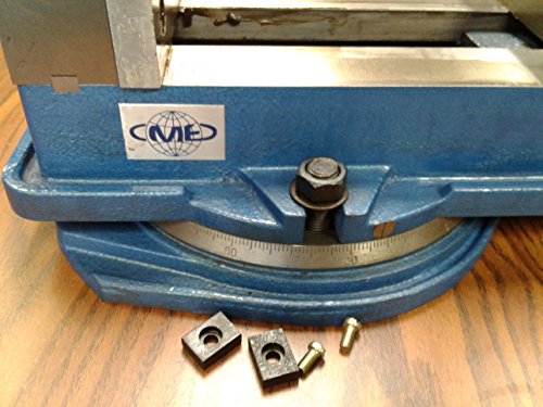 6" ANG-DOWN-LOCK MILLING MACHINE VISE X-large opening 8.5" swivel base 850-600L