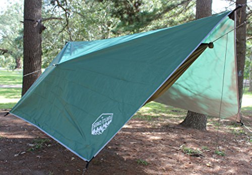 Turtle Creek Hammock Rain Fly - Waterproof Tarp Shelter - Hammock Tent - Camping Tarp - Durable Camping Hammock Tarp - Tarpaulin for Camping