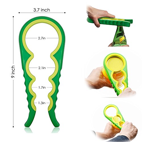 image for Maxracy Premium All-in-one Bottle Can Lid Twist Gripper Ideal for Seni