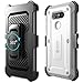 LG G5 Case, SUPCASE Full-body Rugged Holster Case with Built-in Screen Protector for LG G5 2016 Release, Unicorn Beetle PRO Series - Retail Package (White/Gray)
