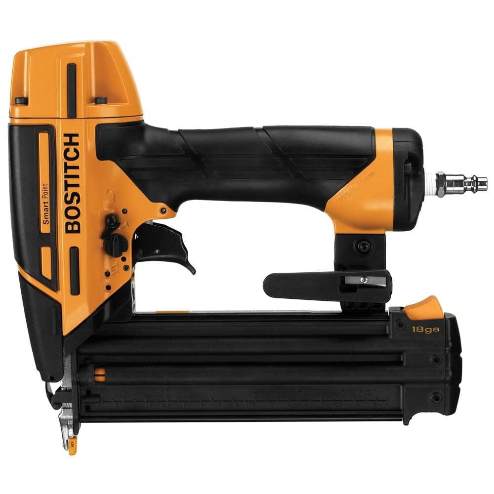 BOSTITCH Brad Nailer Kit, 18GA, Smart Point, Neumático (BTFP12233)