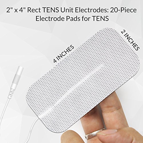 3 DONECO+Electrodes+Rectangular+20+Pack+Electrode