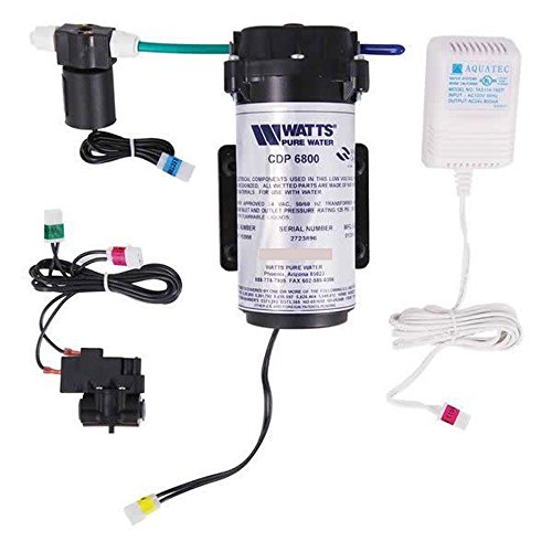 Watts Premier ZeroWaste Reverse Osmosis Retrofit Kit for Premier RO Water Filtration Systems (Not Compatible with WP-5, WP-4V, WP5-50), 700 mL Flow Restrictor Assembly, 24V Pump