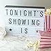 Light Box LED Sign Complete Message Board Set | 265 Tiles of Letters, Numbers & Emojis | Wall Mount | USB or Battery Powered | Giftable For All Ages | Gift Wrap Available
