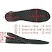 DREAM WORLD 3-Layer Orthotic Heel Shoe Lift kit with Air Cushion Elevator Shoe Insole Lifts Kits Inserts for Men & Women Taller Insoles 1.2