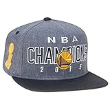 Golden State Warriors adidas 2015 NBA Finals Champions Locker Room Snapback Hat - Gray/Black