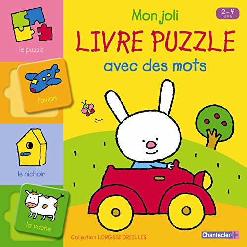 Longues oreilles - Mon joli livre puzzle avec des mots (2-4 a.)