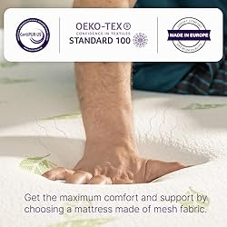 NapQueen Twin XL Size Mattress, 10 Inch Anula Green