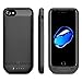 iPhone 7 memory battery Case,2800mAh Juice Pack Slim Protective Charging Case,Portable Charger Built-in 3.5 mm headphone jack for iPhone 7(4.7inch)-Black
