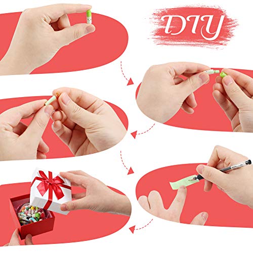 FUTUREPLUSX 100 Pcs Capsule Message in a Glass Bottle