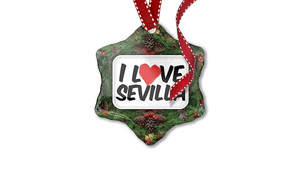 Amazon.es: Metal de la matrícula I Love Sevilla – Neonblond