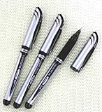 Pentel Energel stick Liquid Gel Pen, 0.5mm, Fine Line, Needle Tip, Black Ink-value set of 3(with Our Shop Original Description of Goods)