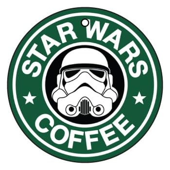STAR WARS COFFEE CAR AIR FRESHENER (CHRISTMAS STOCKING FILLER)