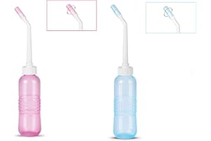 Portable Sprayer Bidet Bottle Sitz Bath for Toilet for Personal Cleansing, Hemorrhoids, Pregnancy, Bladder, Perineal Care (2 