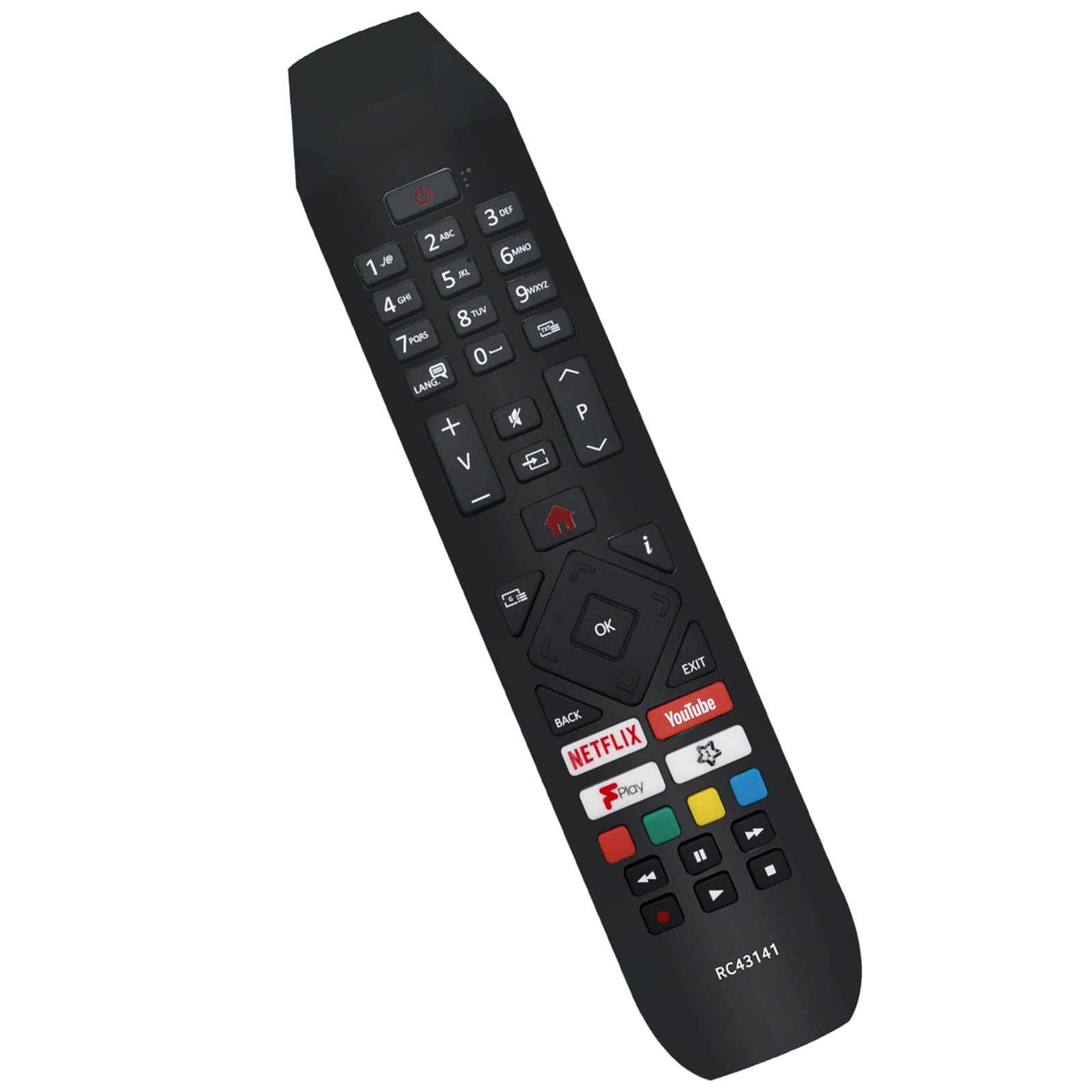 RC43141 Replacement Remote Control Fit for Hitachi TV 50HK25T74U 24HB21T65U 43HK25T74U