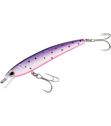 Yo-Zuri F1161-BWTR Pins Minnow Leurre flottant pour pêche à la truite Marron