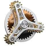 Pure Brass Fidget Spinner Gears Linkage Fidget Gyro