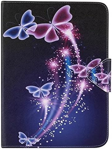 Galaxy Tab 4 10.1 Case,Gkin PU Leather [KickStand] Case Cover with Flip Folio Wallet Simple Cover Case for Samsung Galaxy Tab 4 10.1 T530(Purple Butterfly) )