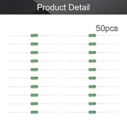 Fielect 50Pcs Pico Fuse 125V 0.25A Fast Blow Fuse