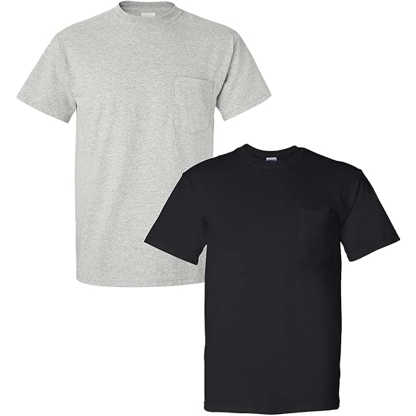 Gildan Maglietta Da Uomo DryBlend 50 In Cotone/50 Poli, (Grigio