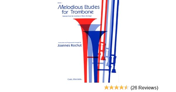 Melodious Etudes For Trombone Book 1 Joannes Rochut - 