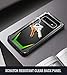 Poetic Galaxy S10 Rugged Clear Case, Full-Body Hybrid Bumper Cover, Support Wireless Charging, Without Built-in-Screen Protector, Guardian Series, Case for Samsung Galaxy S10 2019, Green