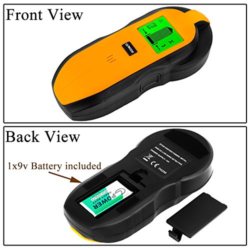 Stud Finder Center-Finding Detector Wall Scanner for Stud, Metal, AC Wire, Wood