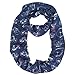 MissShorthair Women's Fashion Soft Cool Bicycle Pattern Sheer Infinity Scarf