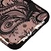 for iPhone 7 Plus Case, Kaleidio [TUFF] Rugged Shockproof Hybrid 3-Piece Dual Layer Protective Heavy Duty Armor Cover [Includes a Overbrawn Prying Tool] [Rose Gold Paisley Design]