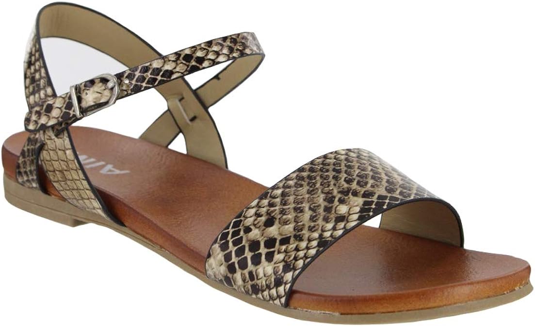 mia snakeskin sandals