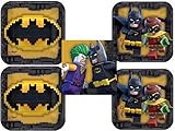 Lego Batman Movie Dinner Plates, Dessert Plates and Lunch Napkins for 16