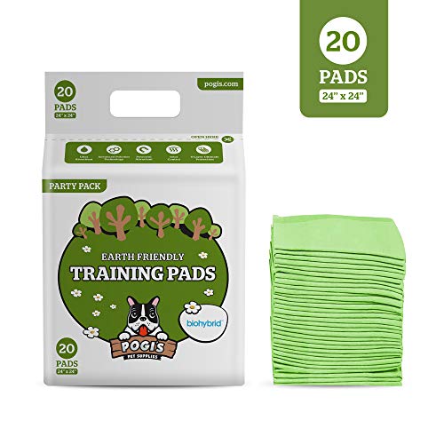 Pogi's Training Pads (20-Count) (24x24in) - Large, Super-Absorbent, Earth-Friendly Puppy Training Pa - //medicalbooks.filipinodoctors.org
