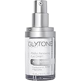 Glytone Age-Defying PHA+ Renewing Eye Cream for Wrinkles| Anti aging Under Eye Cream with Hyaluronic Acid Peptides| Targets Puffiness, Bags, Wrinkles & Dark Circles| Brightening Moisturizer| 0.5 Fl oz