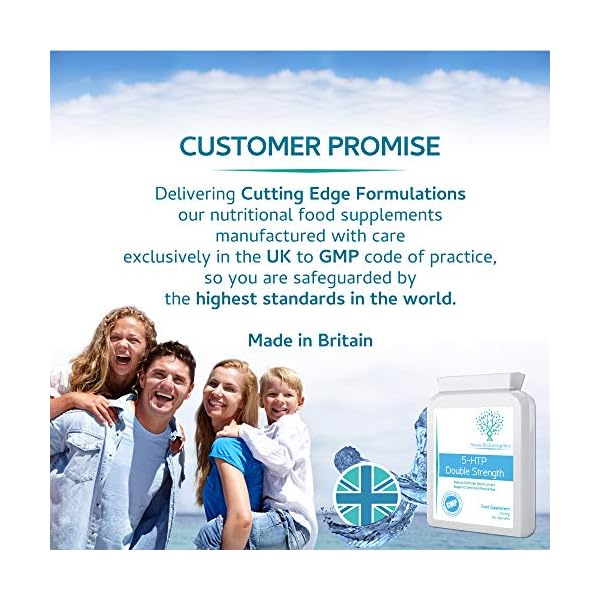 5HTP - 90 Capsules - extracted from 400mg of Griffonia Seed per Capsule, Providing 200mg of 5-HTP per 4 Capsules…
