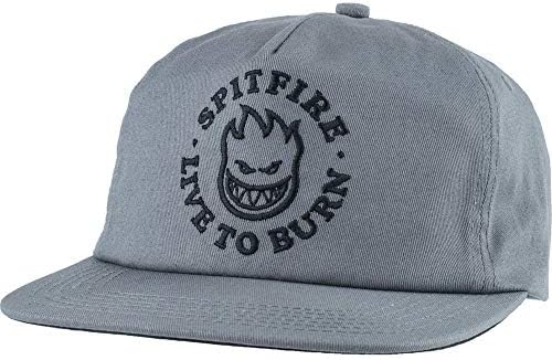 Spitfire Sf LTB Bighead Snapback Hat - Charcoal/Black