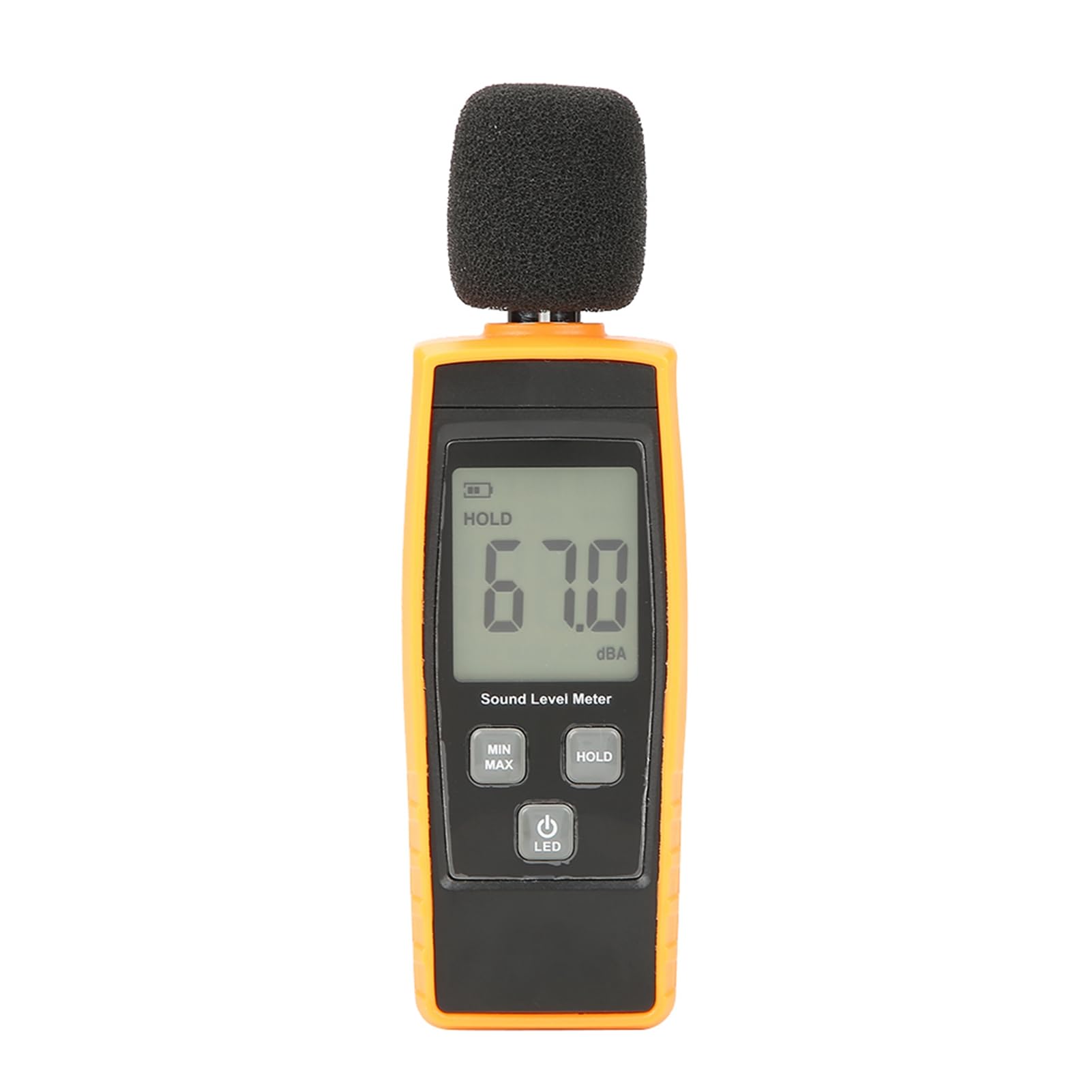 Kuuleyn Digital Noise Tester, RZ1359 Mini Digital LCD Sound Level Meter DB Meter Environmental Noise Tester for Noise Pollution Monitoring, Home Theater Setup